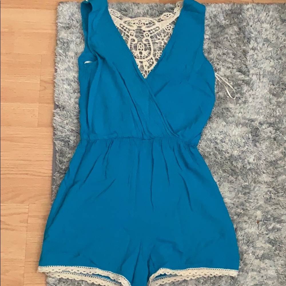 Baby Blue (S) Romper